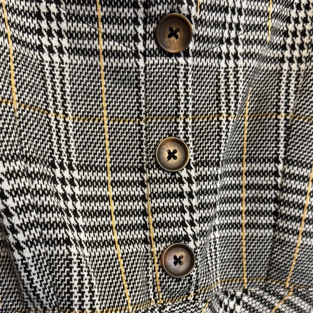 Abercrombie & Fitch Gray Plaid Mini Dress - Picture 2 of 7